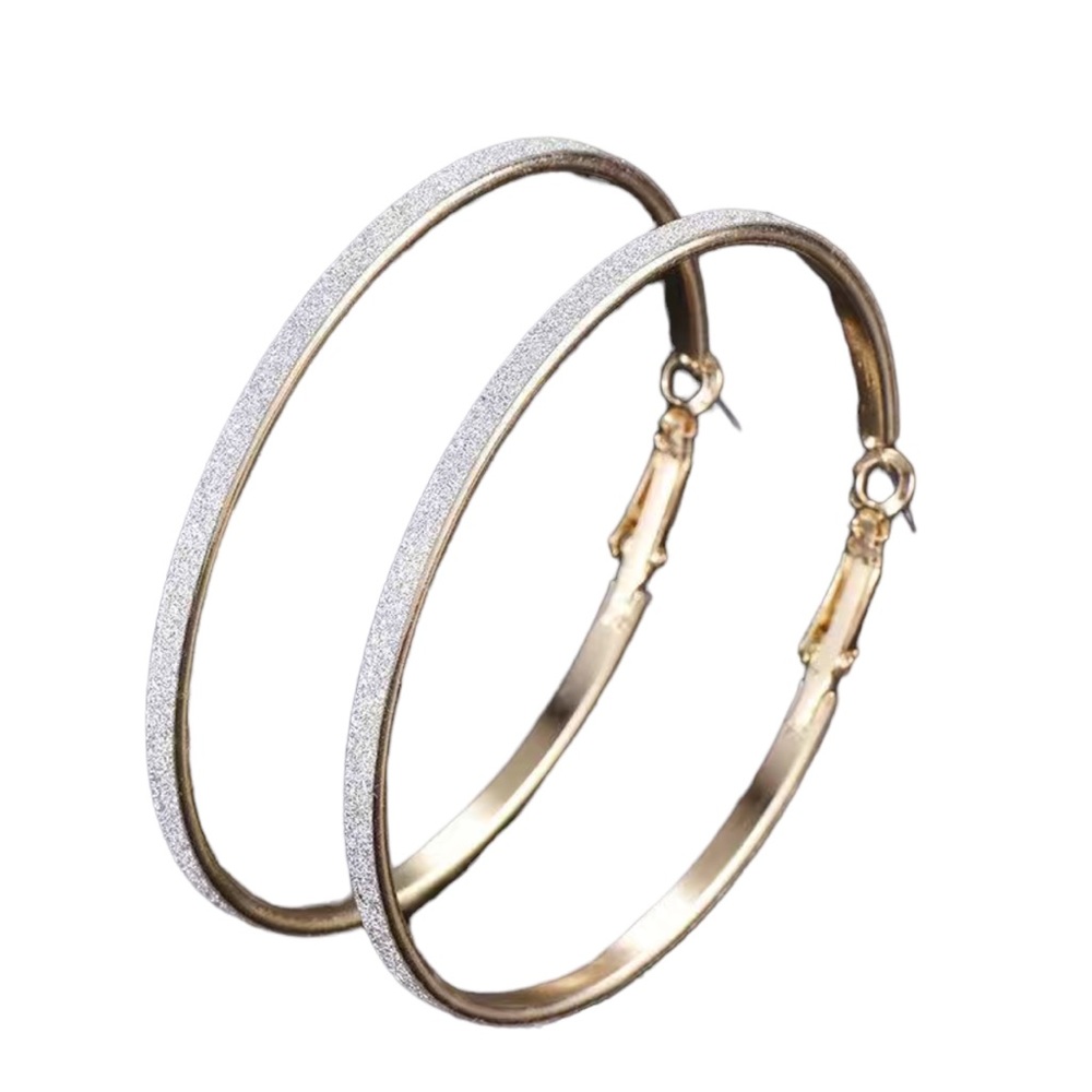 Oversized Large 14K Gold Plated Hoop Earrings